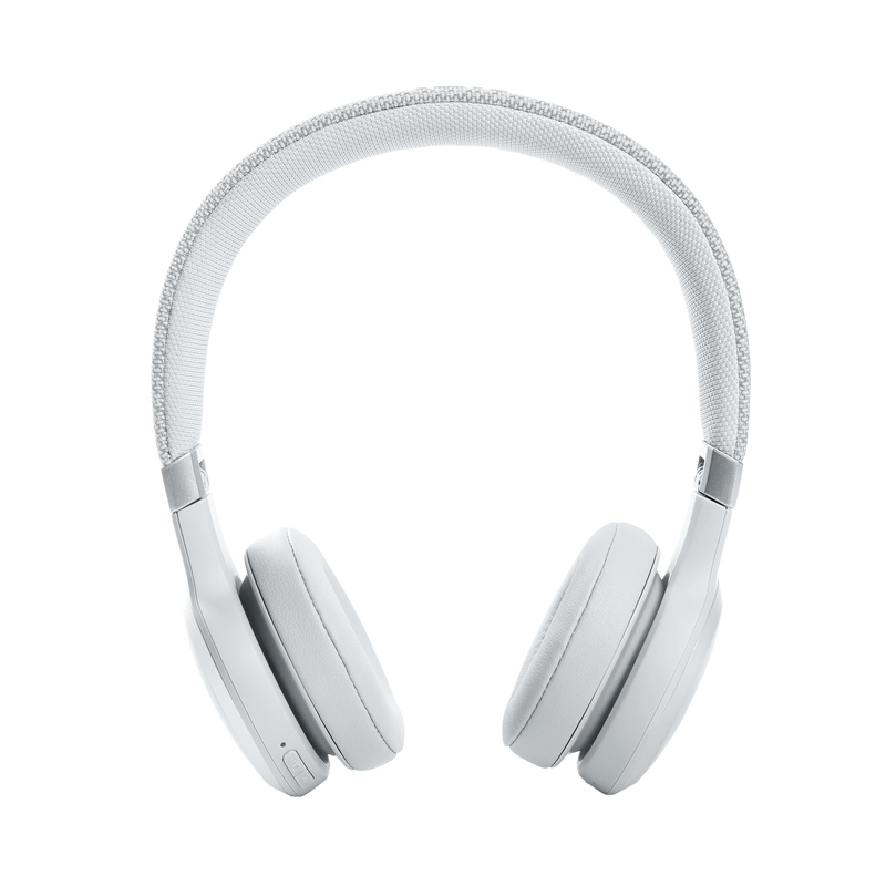 JBL Live 460NC - White - Wireless on-ear NC headphones - Front image number null